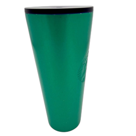 Starbucks Stainless Steel Ombré Venti 24oz Cold Cup Tumbler Green Blue Gradation - Picture 4 of 11